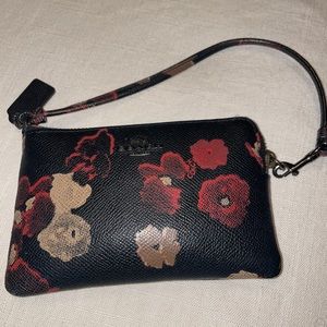 Coach Floral Wristlet